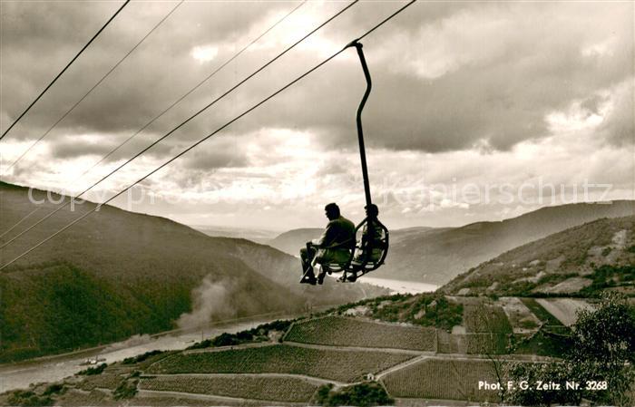 Sessellift Chairlift Telesiege Assmannshausen am Rhein Niederwand