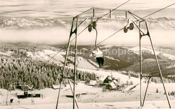 Sessellift Chairlift Telesiege Feldberg Hotel Feldbergerhof
