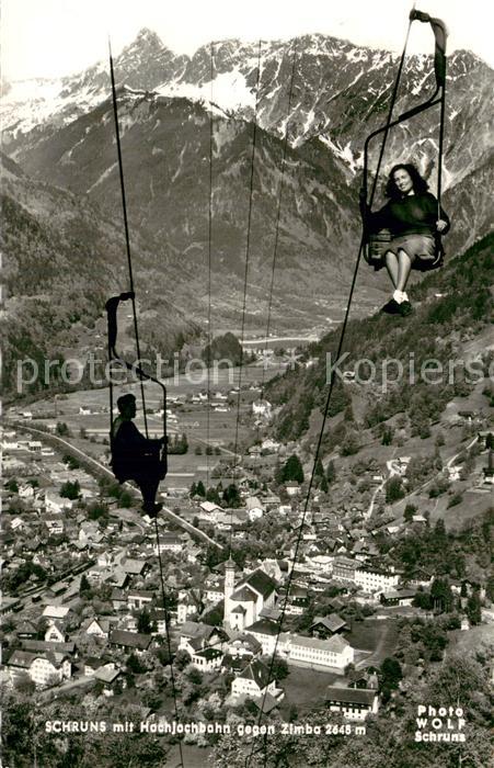 Sessellift Chairlift Telesiege Schruns Hochjochbahn Zimba
