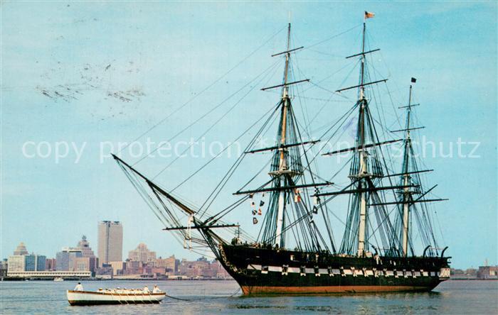 Segelschiffe U.S.S.Constitution Old Ironsides Boston Naval Shipyard Boston Mass