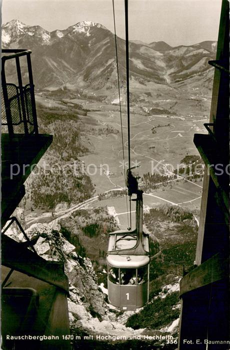 Seilbahn Cable-Car Telepherique Rauschbergbahn Hochgern Hochfelln