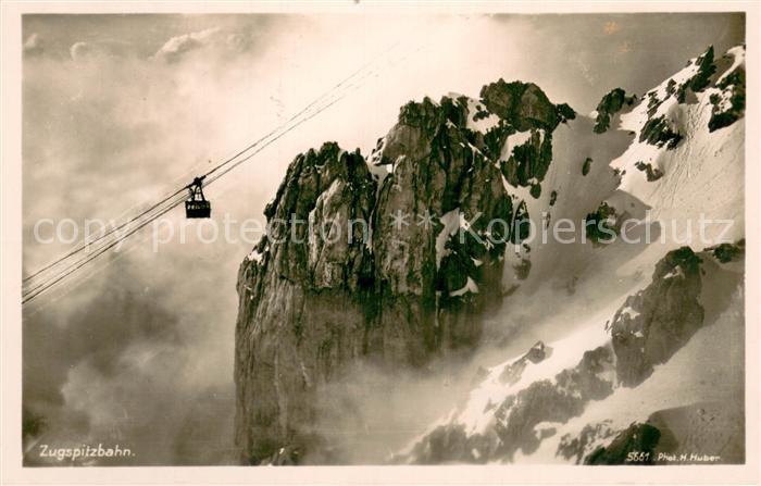 Seilbahn Cable-Car Telepherique Zugspitzbahn
