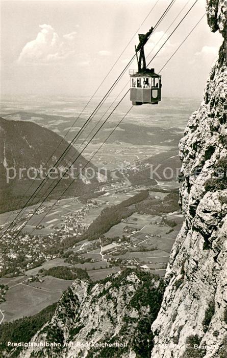 Seilbahn Cable-Car Telepherique Predigtstuhlbahn Bad Reichenhall