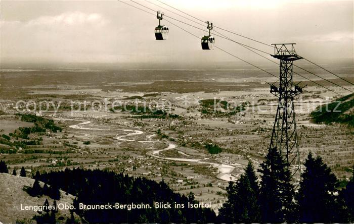Seilbahn Cable-Car Telepherique Lenggries Obb. Brauneck Bergbahn Isarta