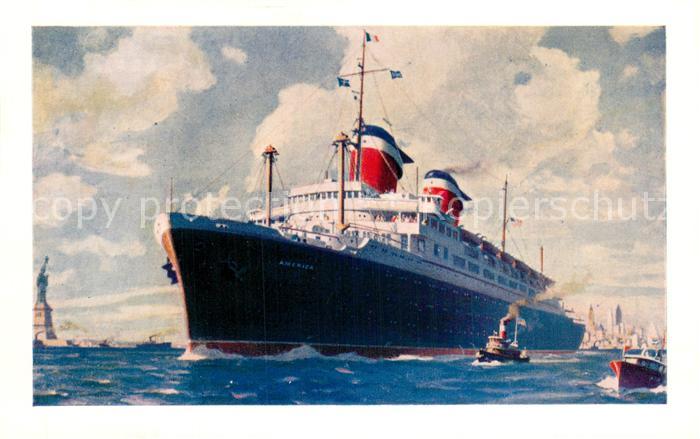 Dampfer Oceanliner S.S.AMERICA