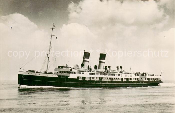 Dampfer Schaufelrad S.S.MECKLENBURG Zeeland Steamship Company