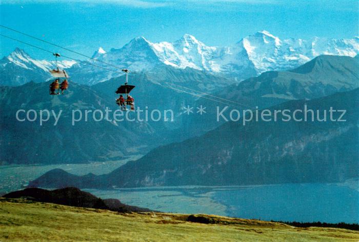 Sessellift Chairlift Telesiege Beatenberg Niederhorn Thunersee