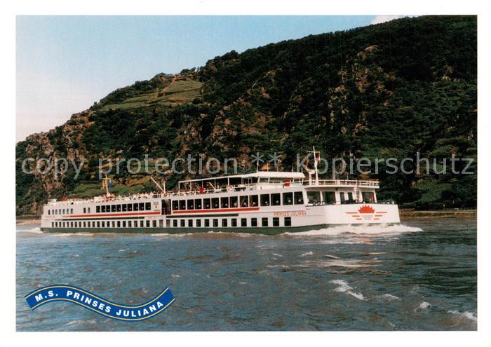 Dampfer Binnenschifffahrt MS PRINSES JULIANA