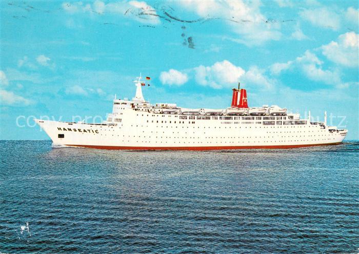 Dampfer Oceanliner TS HANSEATIC