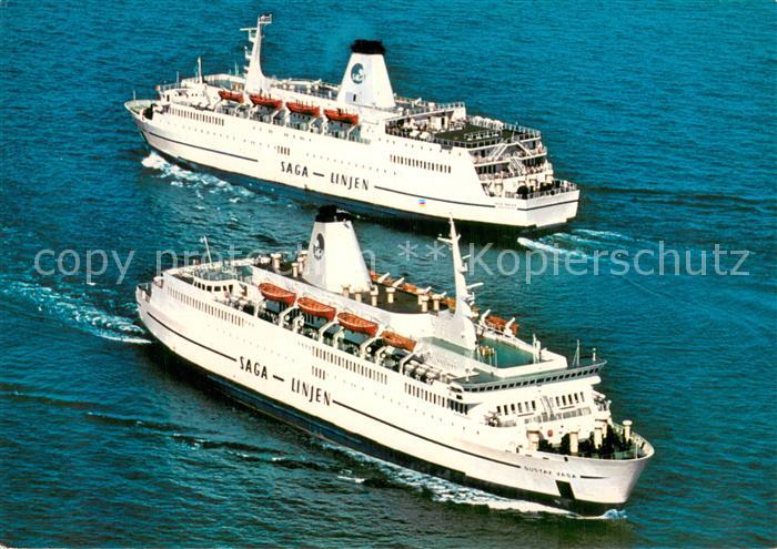 Dampfer Oceanliner MS GUSTAV VASA MS NILS DACKE SEGA LINJET