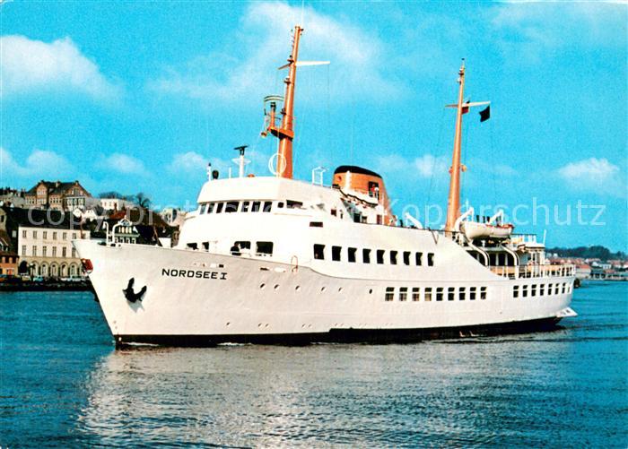 Dampfer Oceanliner MS NORDSEE 1 980 BRT