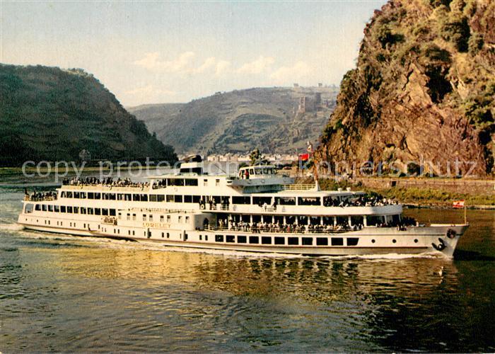 Dampfer Binnenschifffahrt M.S. LORELEY Koeln Duesseldorf