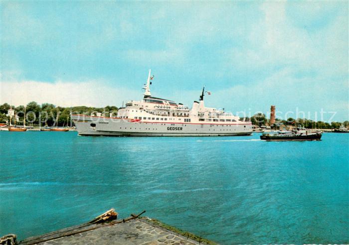 Dampfer Oceanliner Ostseeheilbad Travemünde GEDSER