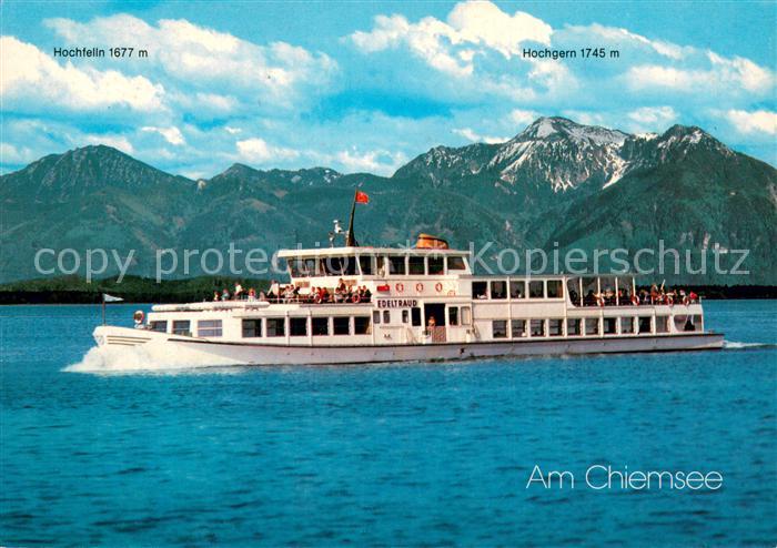 Dampfer Binnenschifffahrt Chiemsee EDELTRAUD