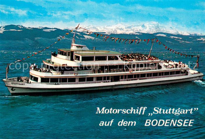 Dampfer Binnenschifffahrt STUTTGART am Bodensee