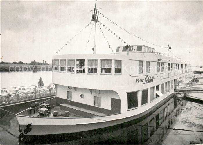 Dampfer Binnenschifffahrt Hotel und Restourant Schiff PETER SCHLA