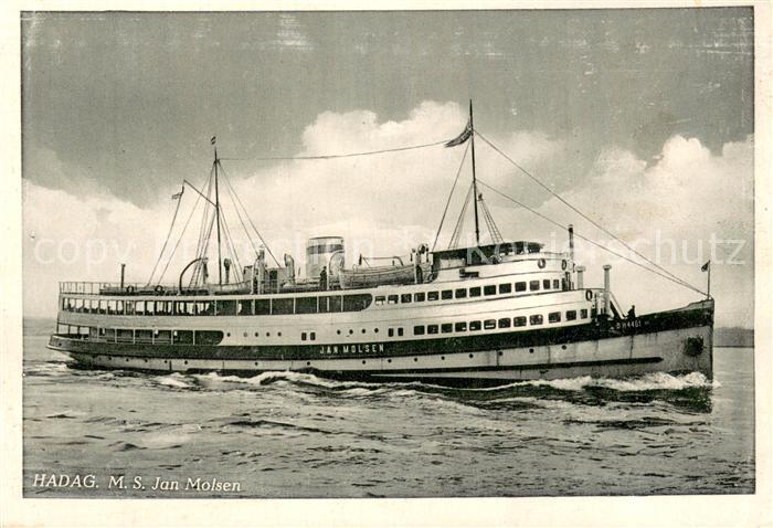 Dampfer Binnenschifffahrt Handag M.S. Jan Molsen
