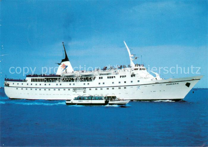 Dampfer Oceanliner MS Adriana 4.600BRT Hapag Lloyd Tours