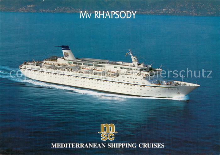 Dampfer Oceanliner MV Rhapsody MSC