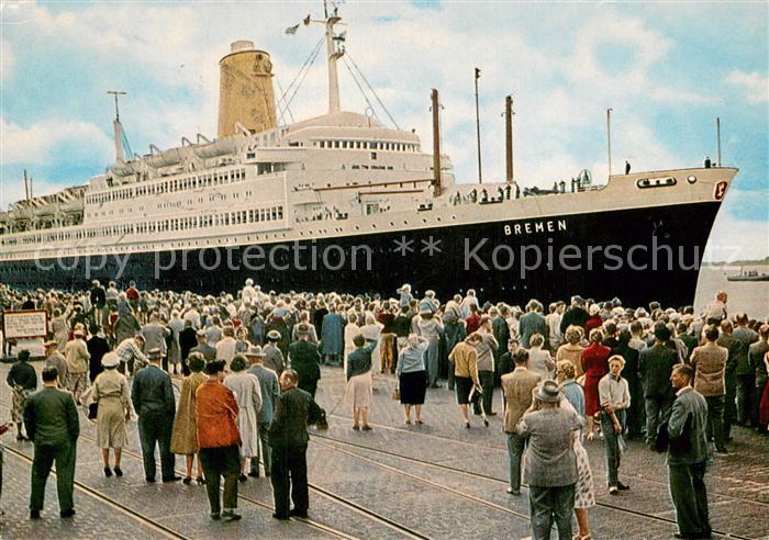 Dampfer Oceanliner TS Bremen