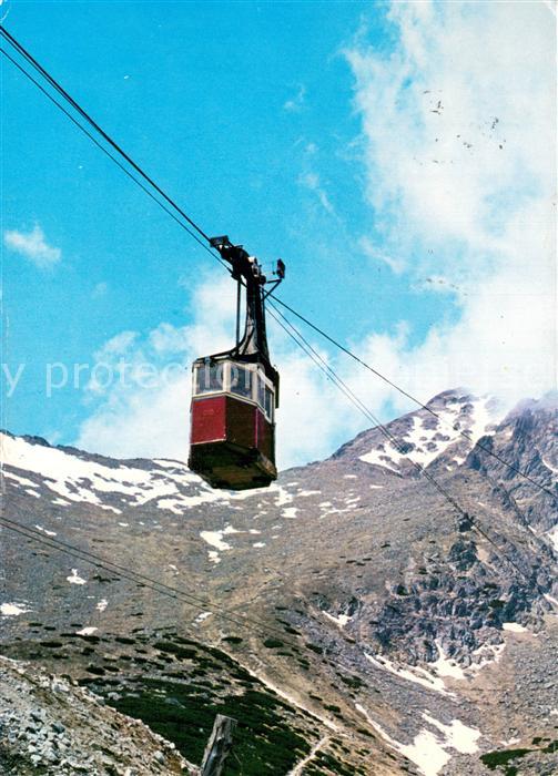 Seilbahn Cable-Car Telepherique Vysoke Tatry  Lanovka