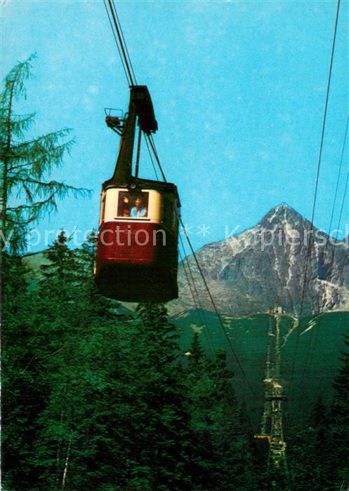 Seilbahn Cable-Car Telepherique Vysoke Tatry Lanovka