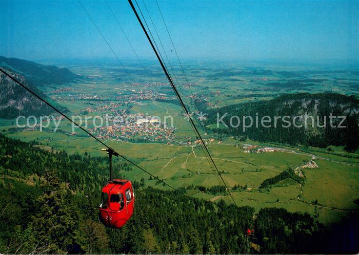 Seilbahn Cable-Car Telepherique Breitenberg auf Pfronten