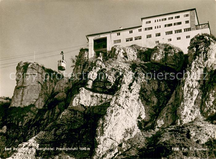 Seilbahn Cable-Car Telepherique Bad Reichenhall Gipfelstation Berghotel