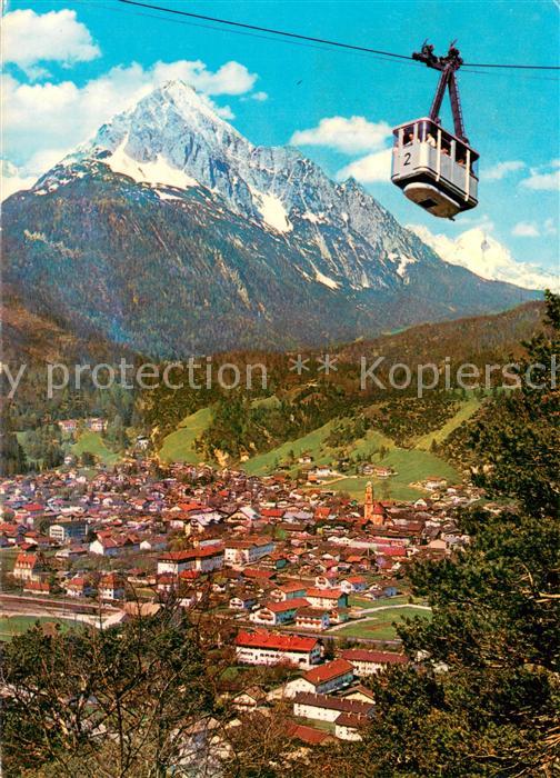 Seilbahn Cable-Car Telepherique Mittenwald Wetterstein