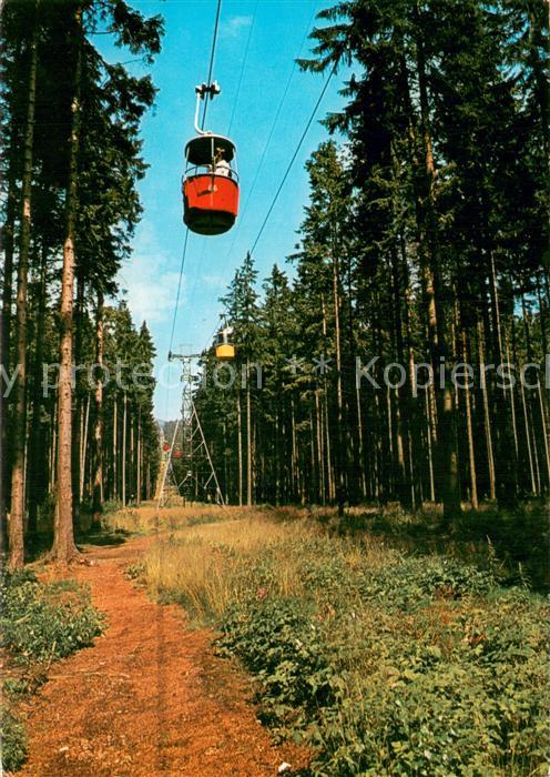 Seilbahn Cable-Car Telepherique Braunlage Harz Wurmberseilbahn