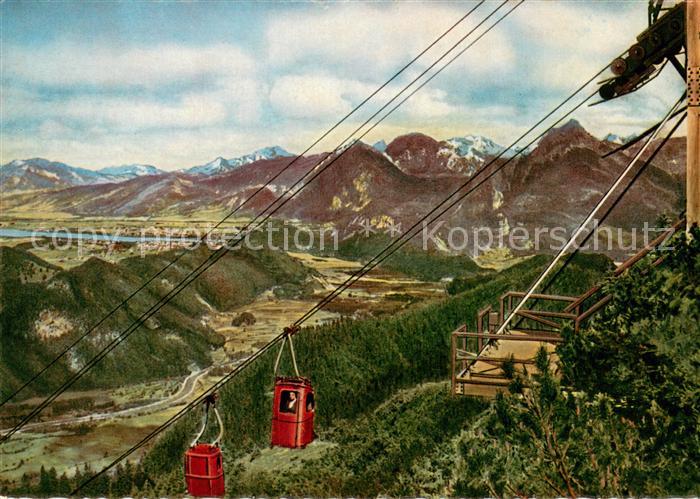 Seilbahn Cable-Car Telepherique Pfronten Allgaeu Breitenbergbahn