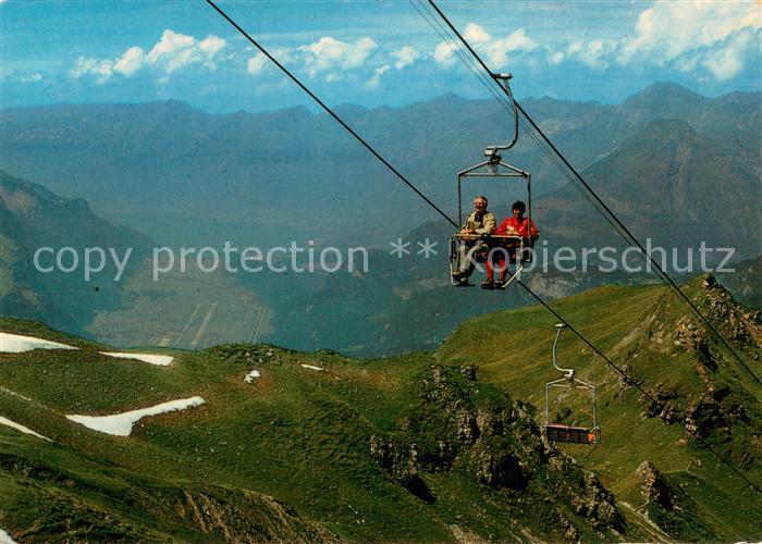 Sessellift Chairlift Telesiege Maegisalp Planplatte