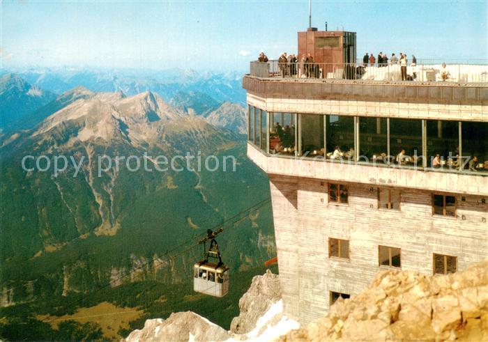 Seilbahn Cable-Car Telepherique Zugspitze Gipfelrestourant