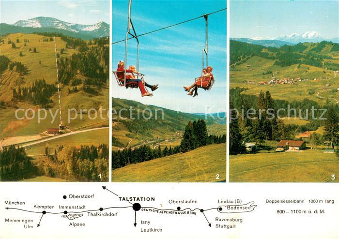 Sessellift Chairlift Telesiege Huendlealp Oberstaufen Allgaeu