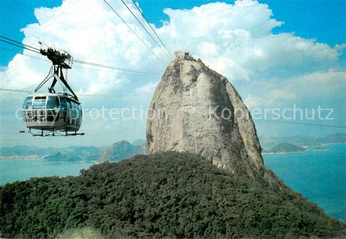 Seilbahn Cable-Car Telepherique Brasil Turistico Rio de Janeiro