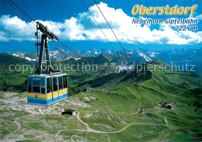 Seilbahn Cable-Car Telepherique Oberstdorf Nebelhorn Gipfelbahn Allgaeuer Alpen