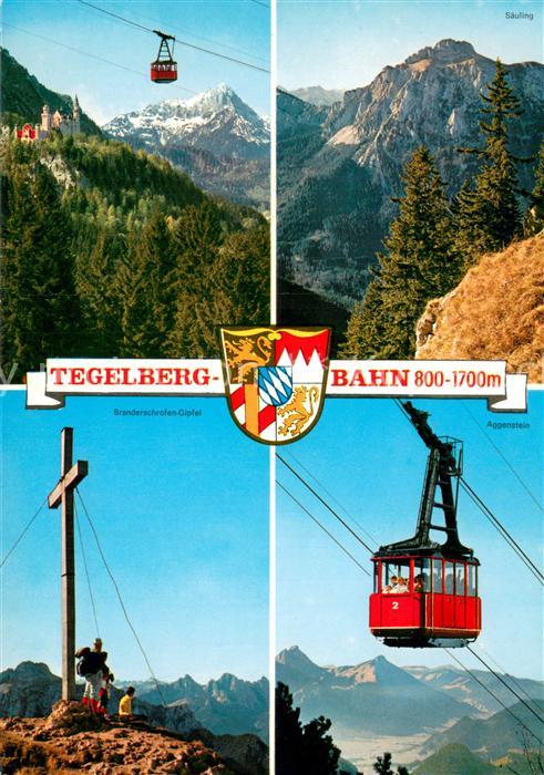 Seilbahn Cable-Car Telepherique Tegelberg Bahn