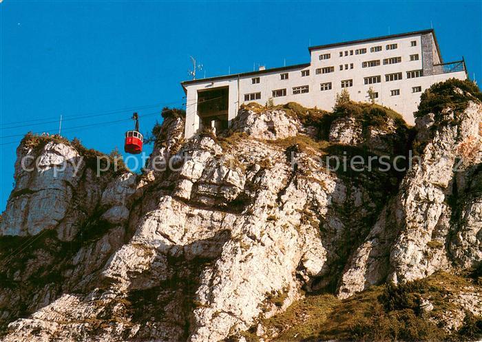Seilbahn Cable-Car Telepherique Berghotel Predigtstuhl Gipfelstation