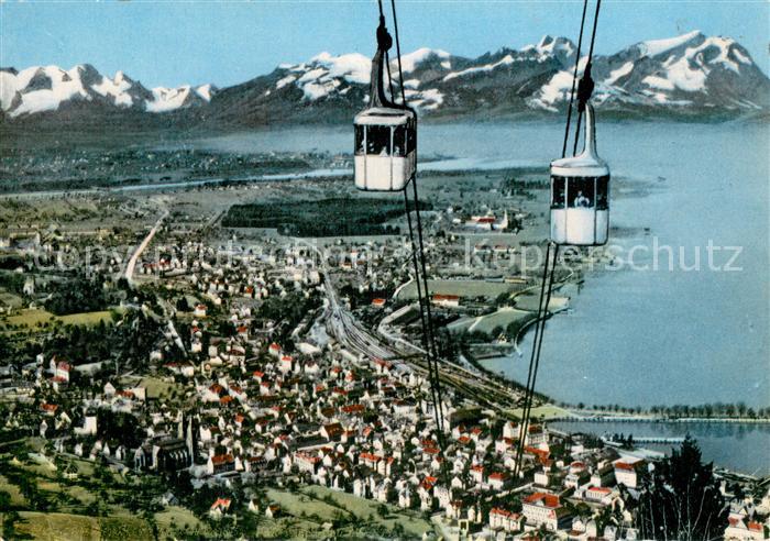 Seilbahn Cable-Car Telepherique Bregenz am Bodensee Pfaendelbahn Schweizer Berge