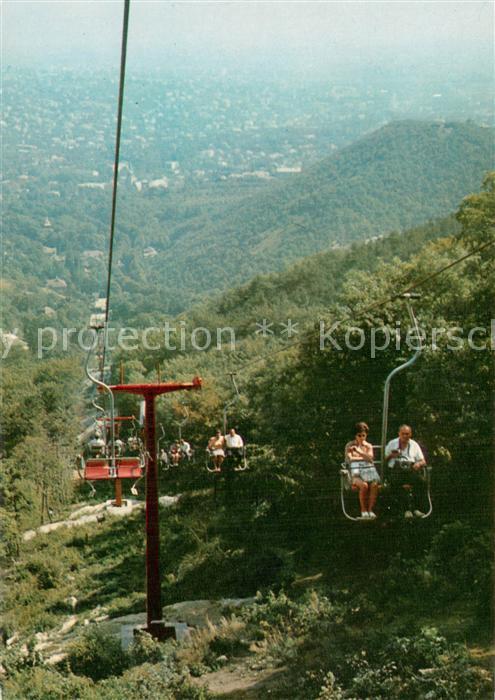 Sessellift Chairlift Telesiege Budapest Libego Funicular