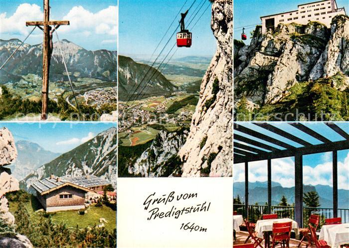 Seilbahn Cable-Car Telepherique Predigtstuhlbahn Bad Reichenhall Gipfelstation