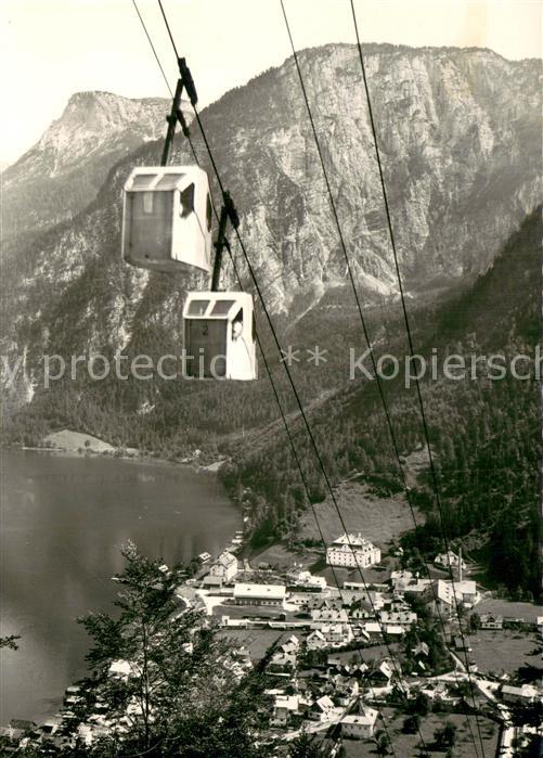 Seilbahn Cable-Car Telepherique Hallstatt Ob.Oe.Salzbergbahn Krippenste
