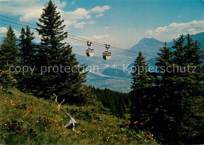 Seilbahn Cable-Car Telepherique Bad Ragaz Pardiel