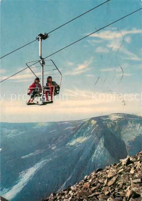 Sessellift Chairlift Telesiege Krkonose Lanovka na Snezku