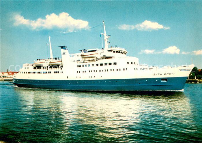 Dampfer Oceanliner Svea Drott Travemuende Kopenhagen