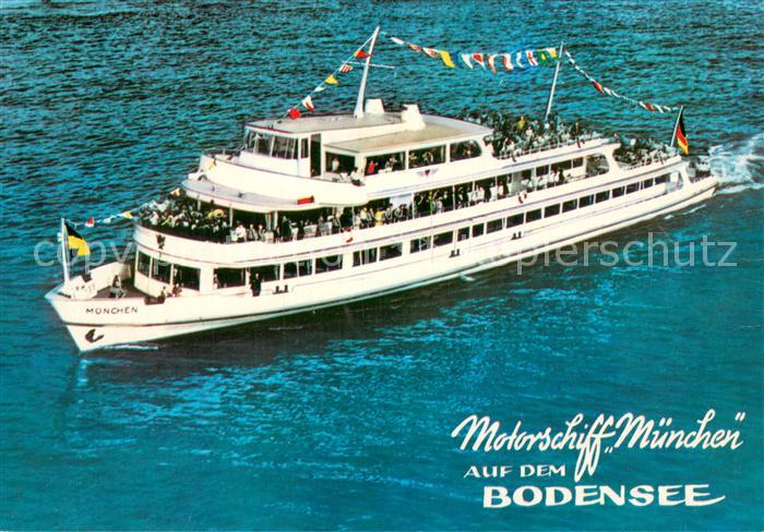 Dampfer Binnenschifffahrt MueNCHEN Bodensee