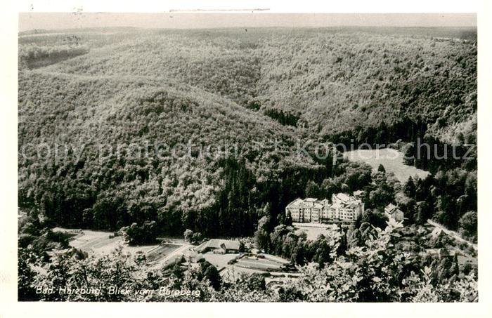 Bad Harzburg Panorama Blick vom Burgberg Hotel Harzburger Hof