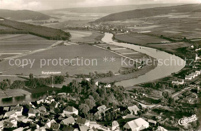 Polle Gaststaette Burghaus Graf Everstein an der Weser