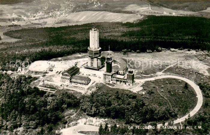 Grosser Feldberg Taunus Fliegeraufnahme