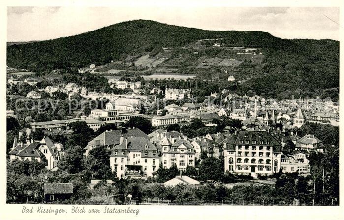 Bad Kissingen Blick vom Stationsberg